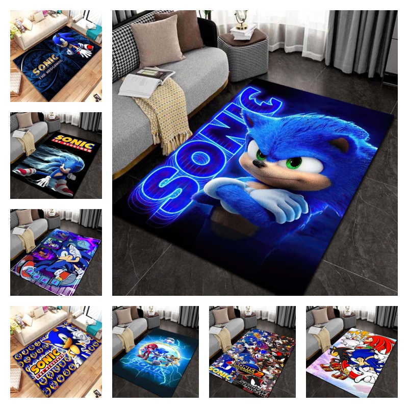Commercial Printing Inc - 3D S-Sonic-c Cartoon Print Area flannel