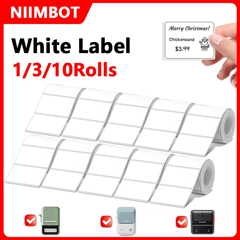 Niimbot 1/3/10 Rolls White The - đánh giá và giá Commercial Printing Inc