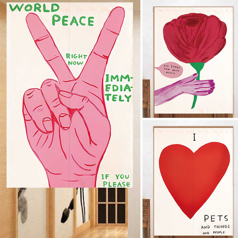 VIKAMA Hand Drawn Heart Noren  - đánh giá và giá Commercial Printing Rates