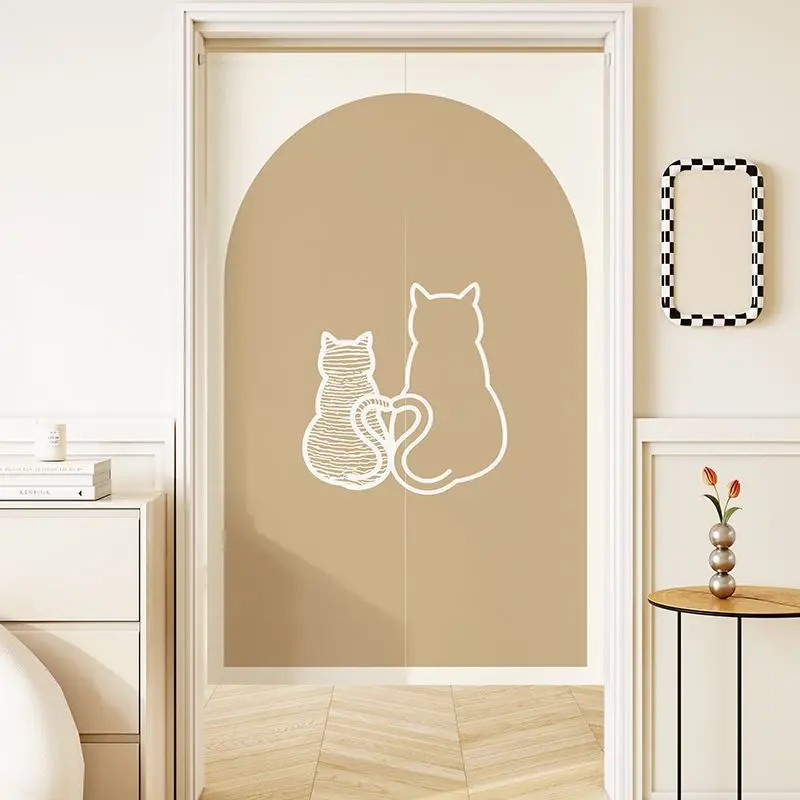 VIKAMA Minimal Line Cat Noren  - đánh giá và giá Commercial Printing Rates