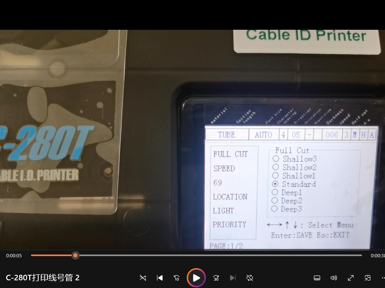  C-280T Cable ID Printer is u - đánh giá và giá Commercial Printing Inc